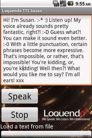 Loquendo TTS Susan Android Software libraries