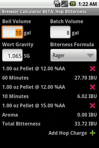 Brewzor Calculator FREE Android Tools