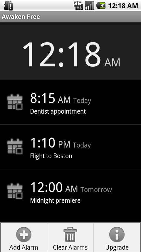 Awaken Free  Alarm Clock