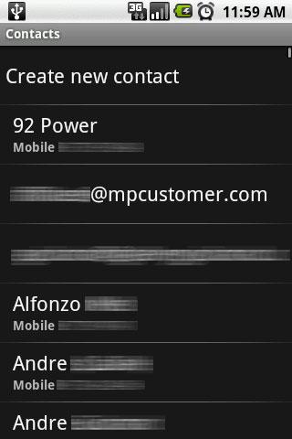 Send Contact Android Tools