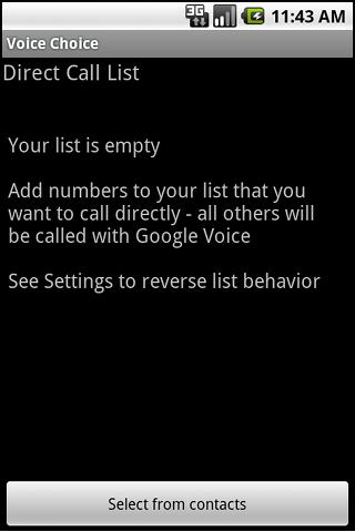 Voice Choice Android Communication