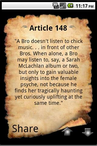The Bro Code Android Entertainment