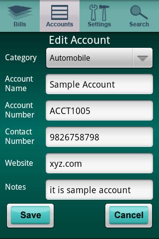 Bill Tracker Android Finance