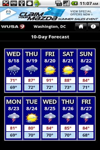 WUSA Radar Android Weather