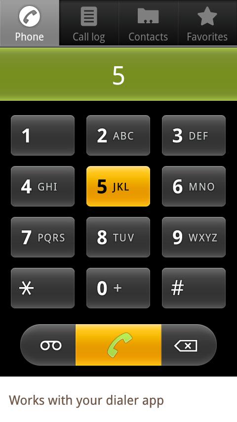 Speed Dial Old School Android Communication
