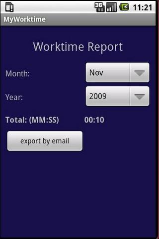 MyWorktime Android Productivity