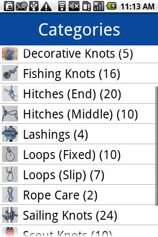 Knot Guide Android Reference