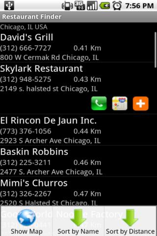 Restaurant Finder Android Lifestyle