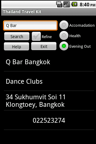 English Thai Travel Dictionary Android Travel & Local