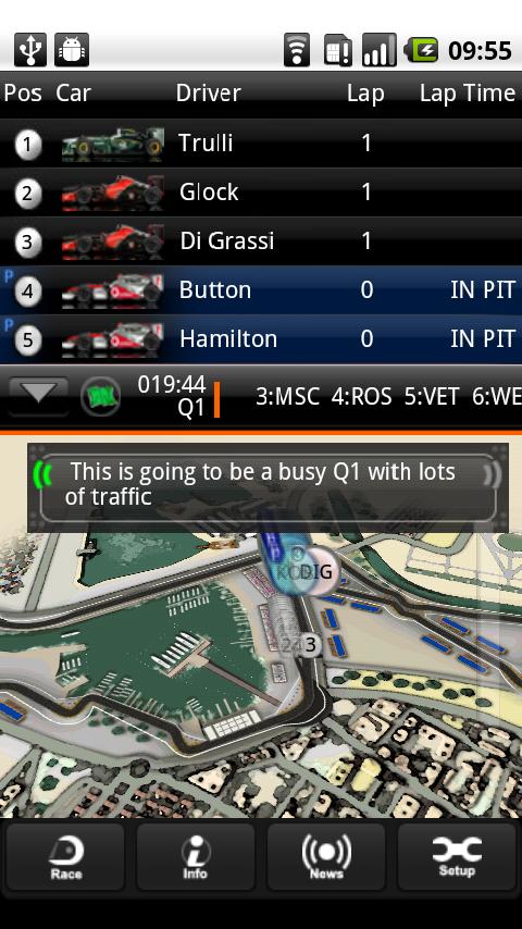 F1 2010 Timing App – CP Android Sports