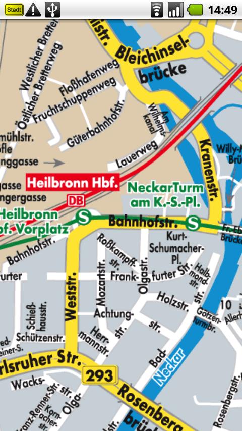 Heilbronn Stadtplandienst Android Travel & Local