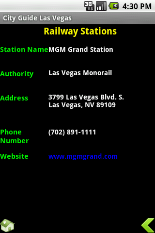 City Guide Las Vegas Android Travel