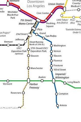 Los Angeles Subway Map Android Travel