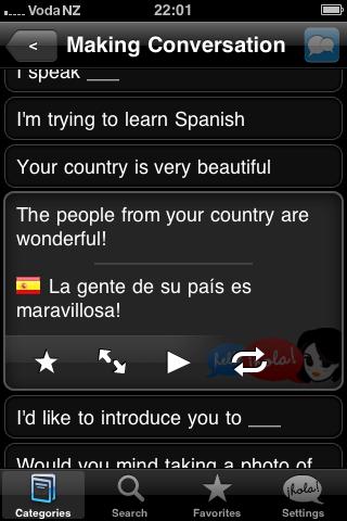 Lingopal Spanish Android Travel