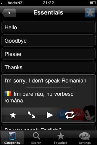Lingopal Romanian Lite Android Travel