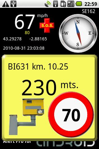 Alert Pro 2.3 for Android 1.6 Android Travel