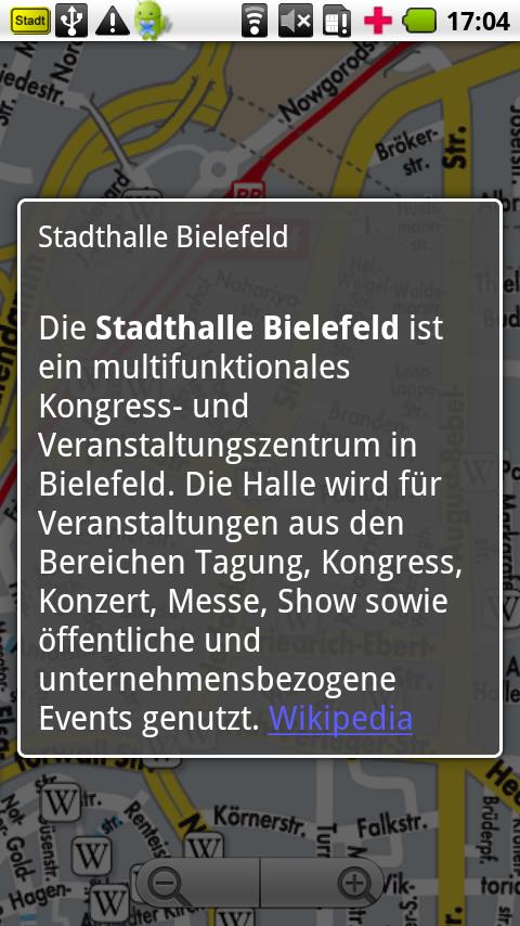 Bielefeld Stadtplandienst Android Travel