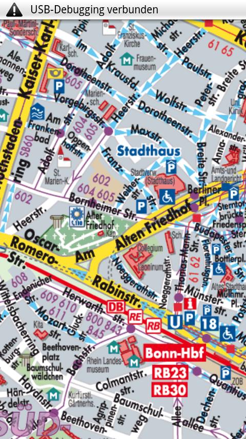 Bonn Stadtplandienst Android Travel