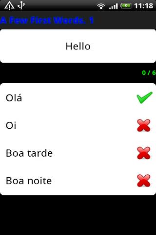 Pocket Polyglot Portuguese Android Travel
