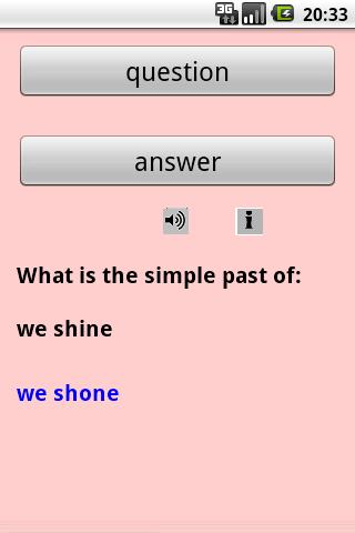 Past Simple English Android Travel