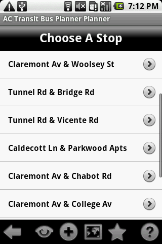 AC Transit Bus Planner Android Travel