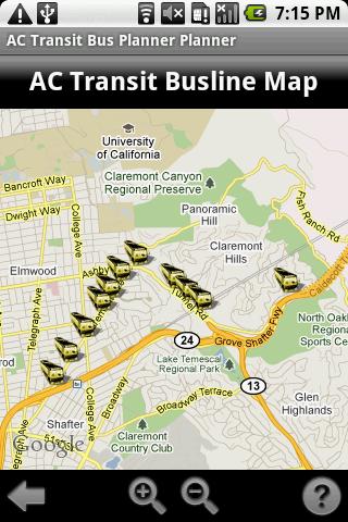 AC Transit Bus Planner Android Travel