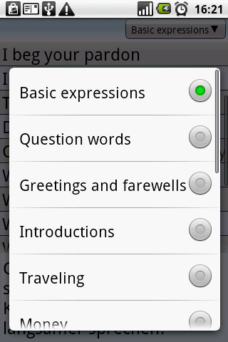 BKS English-German PhraseBook Android Travel