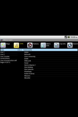 Metro Cairo Android Travel