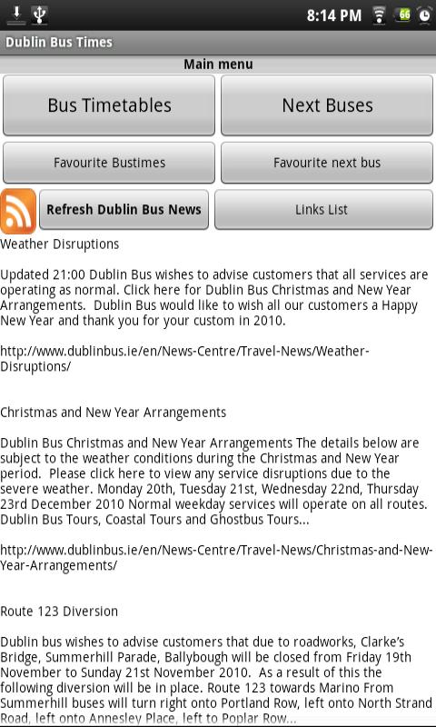 Dublin Bus Beta Android Travel & Local