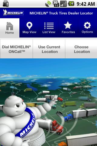MICHELIN® Truck Tires Locator Android Travel