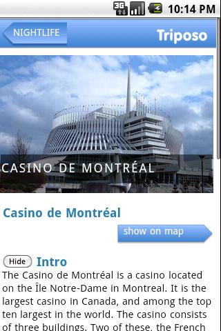 Montreal Travel Guide Triposo Android Travel