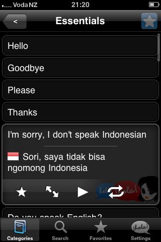 Lingopal Indonesian Lite Android Travel