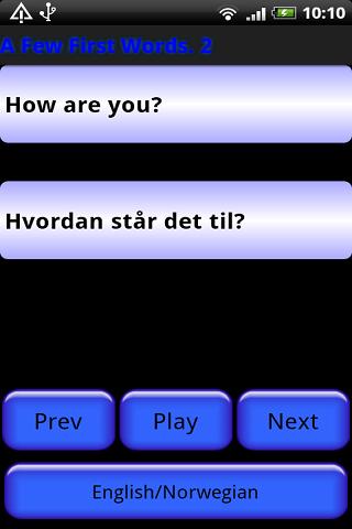 Pocket Polyglot. Norwegian Android Travel