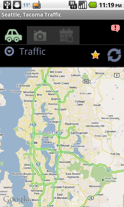 Seattle Traffic and Cameras Android Travel