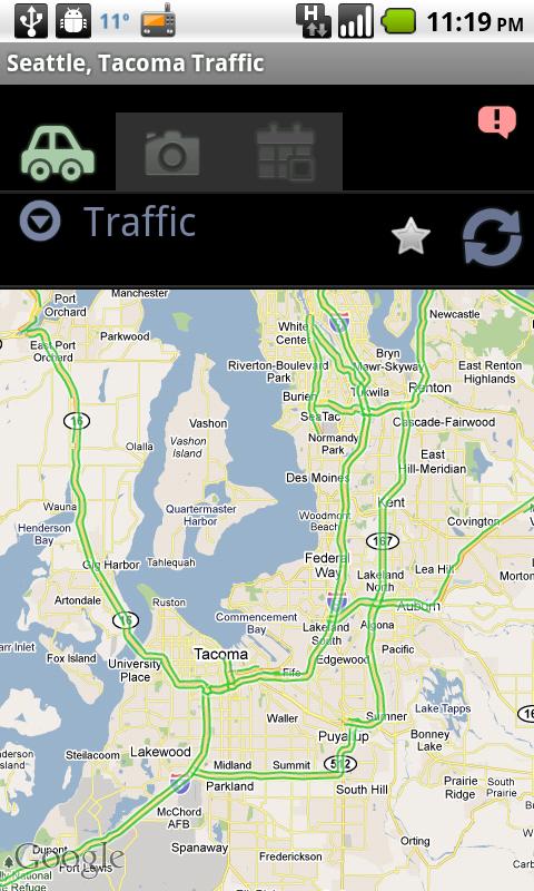 Seattle Traffic and Cameras Android Travel