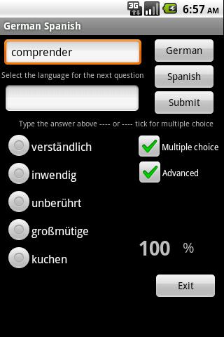 German Spanish Dictionary Android Travel