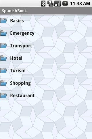 SpanishBook Lite Android Travel