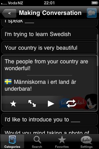 Lingopal Swedish Android Travel