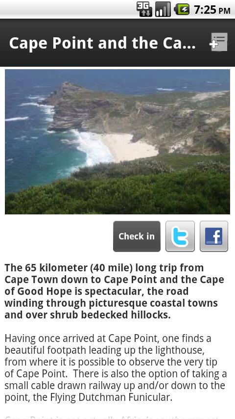 Capetown Android Travel