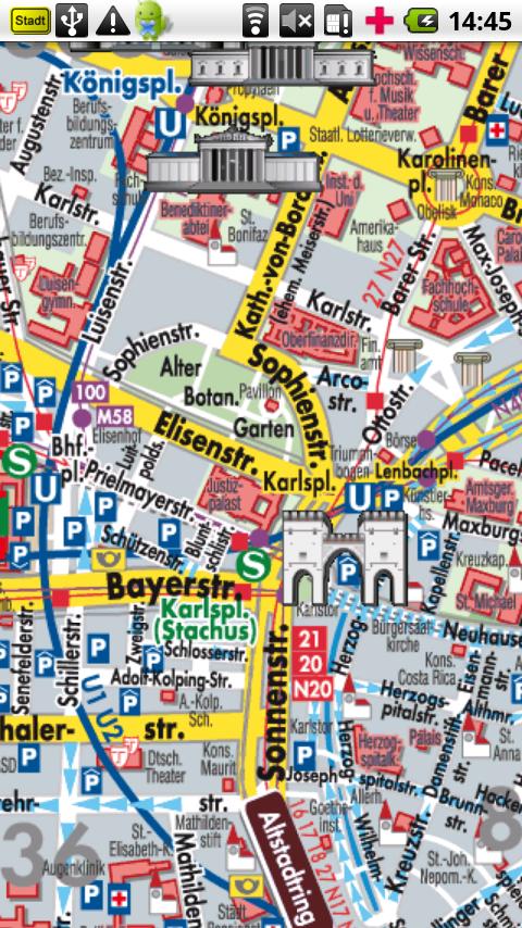 Munich Stadtplandienst Android Travel