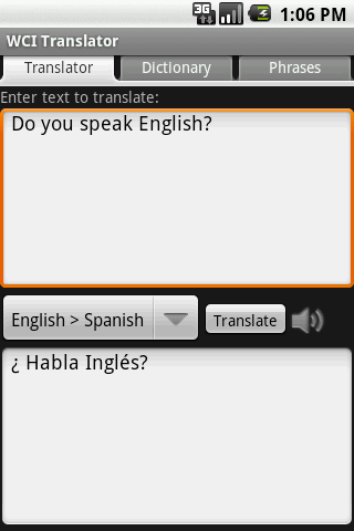 WCI Translator-Eng/Spanish