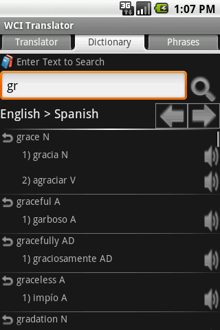 WCI Translator-Eng/Spanish Android Travel