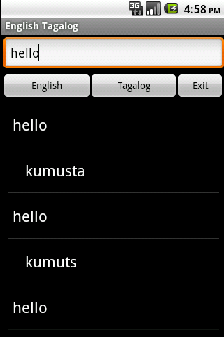 English Tagalog Dictionary Android Travel & Local