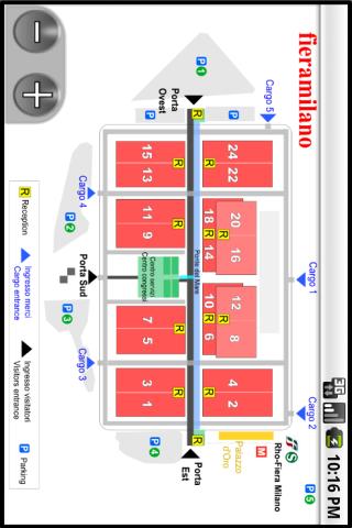 Milan fairground map Android Travel