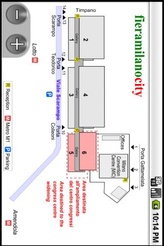 Milan fairground map Android Travel