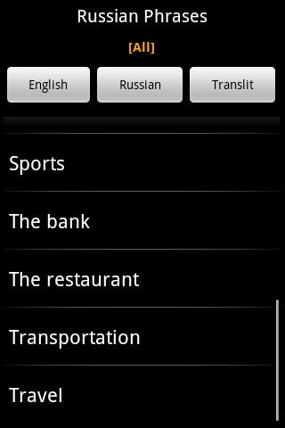 Russian Phrases Android Travel