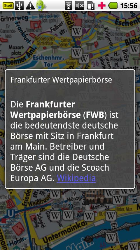 Frankfurt a.M. Stadtplandienst Android Travel
