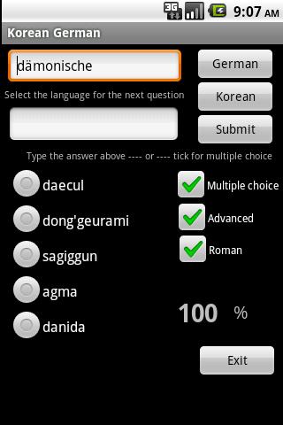 Korean German Dictionary Android Travel & Local