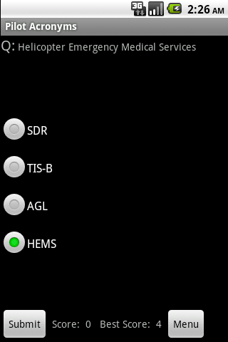 Pilot Acronym Dictionary -Quiz Android Travel