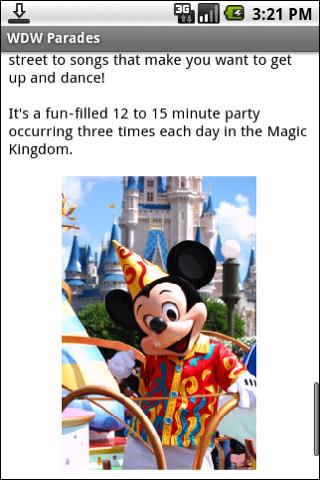 Walt Disney World Notescast Android Travel